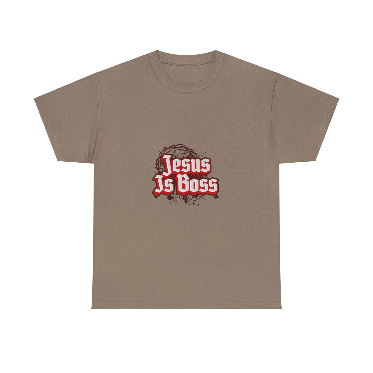 Jesus Is Boss Unisex Heavy Cotton Tee