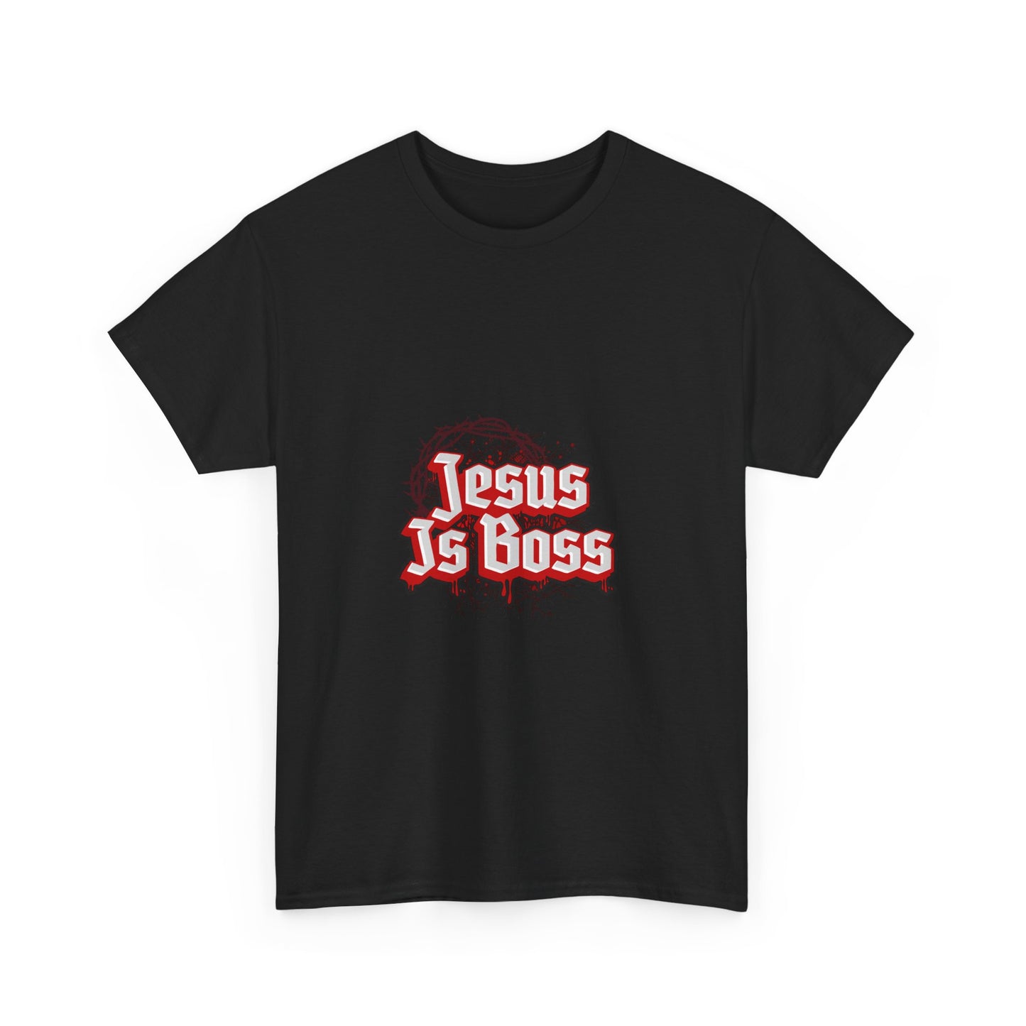 Jesus Is Boss Unisex Heavy Cotton Tee