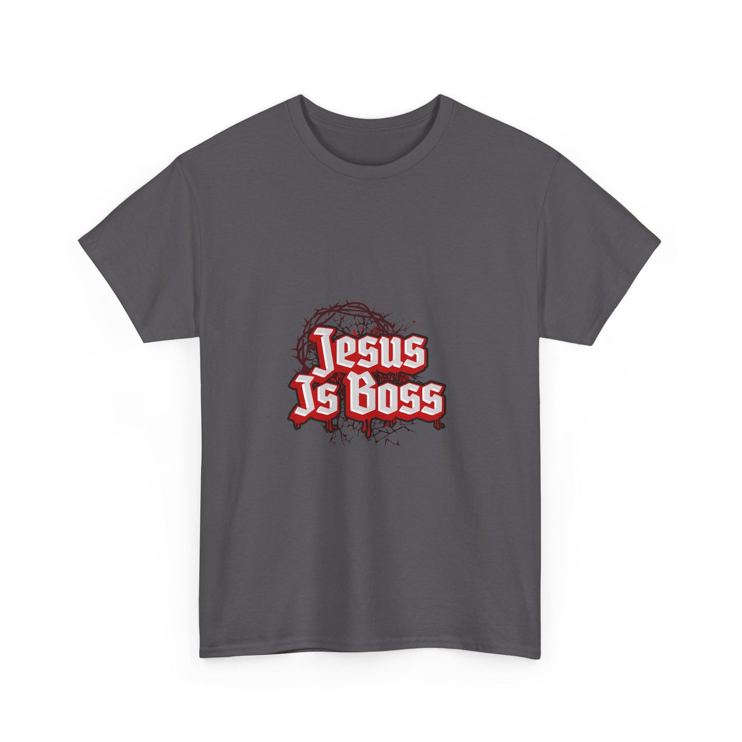 Jesus Is Boss Unisex Heavy Cotton Tee