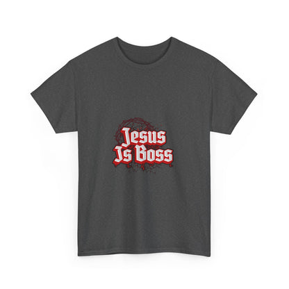 Jesus Is Boss Unisex Heavy Cotton Tee