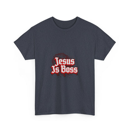 Jesus Is Boss Unisex Heavy Cotton Tee