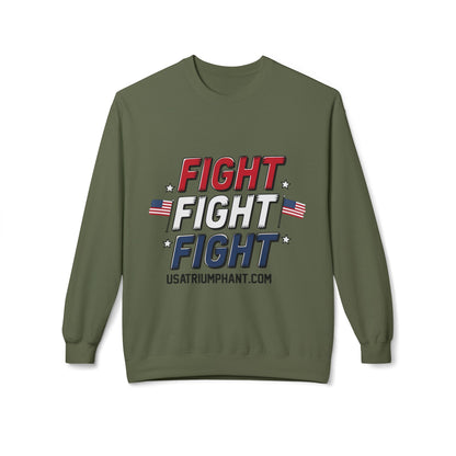 FIGHT FIGHT FIGHT Support Trump Unisex Sweatshirt