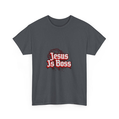 Jesus Is Boss Unisex Heavy Cotton Tee