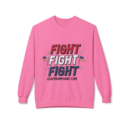 FIGHT FIGHT FIGHT Support Trump Unisex Sweatshirt