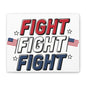 FIGHT FIGHT FIGHT Canvas Wall Art