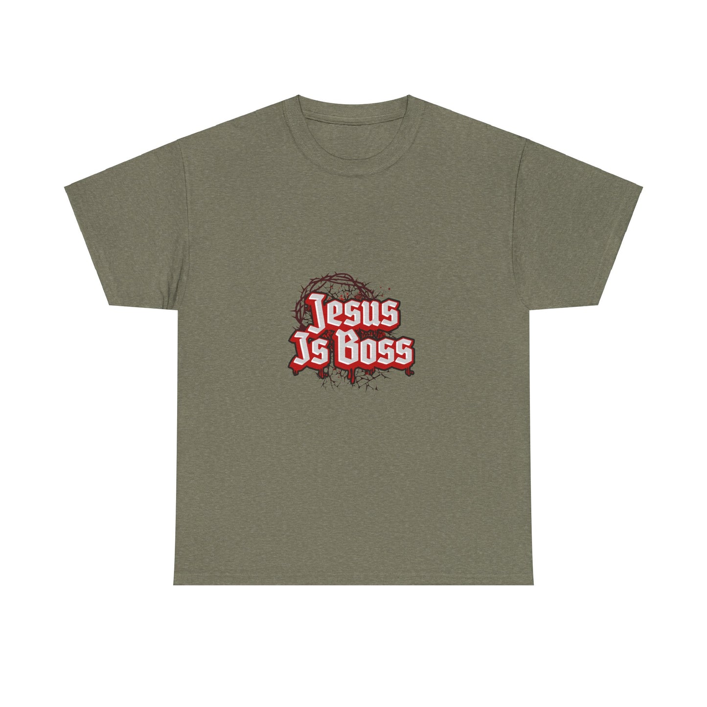 Jesus Is Boss Unisex Heavy Cotton Tee