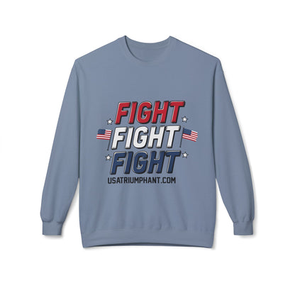 FIGHT FIGHT FIGHT Support Trump Unisex Sweatshirt