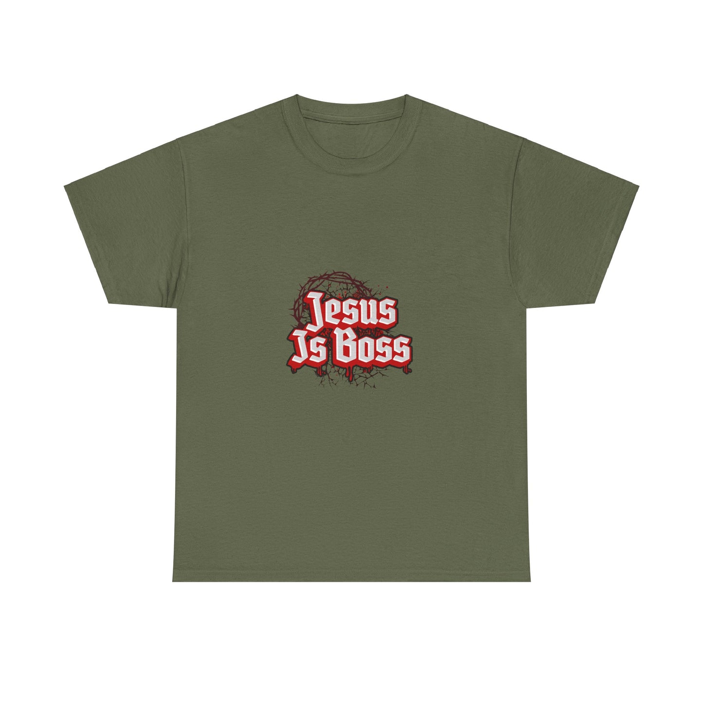 Jesus Is Boss Unisex Heavy Cotton Tee