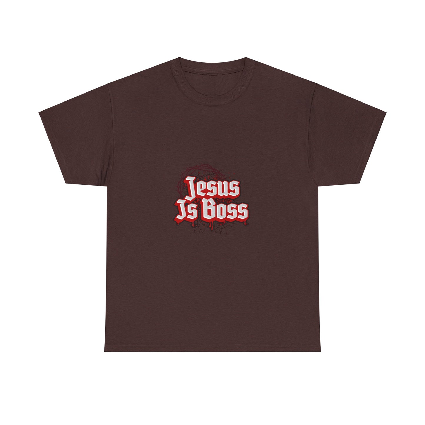 Jesus Is Boss Unisex Heavy Cotton Tee