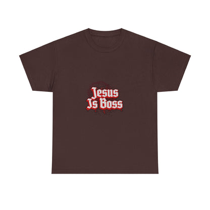 Jesus Is Boss Unisex Heavy Cotton Tee