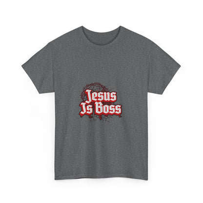 Jesus Is Boss Unisex Heavy Cotton Tee