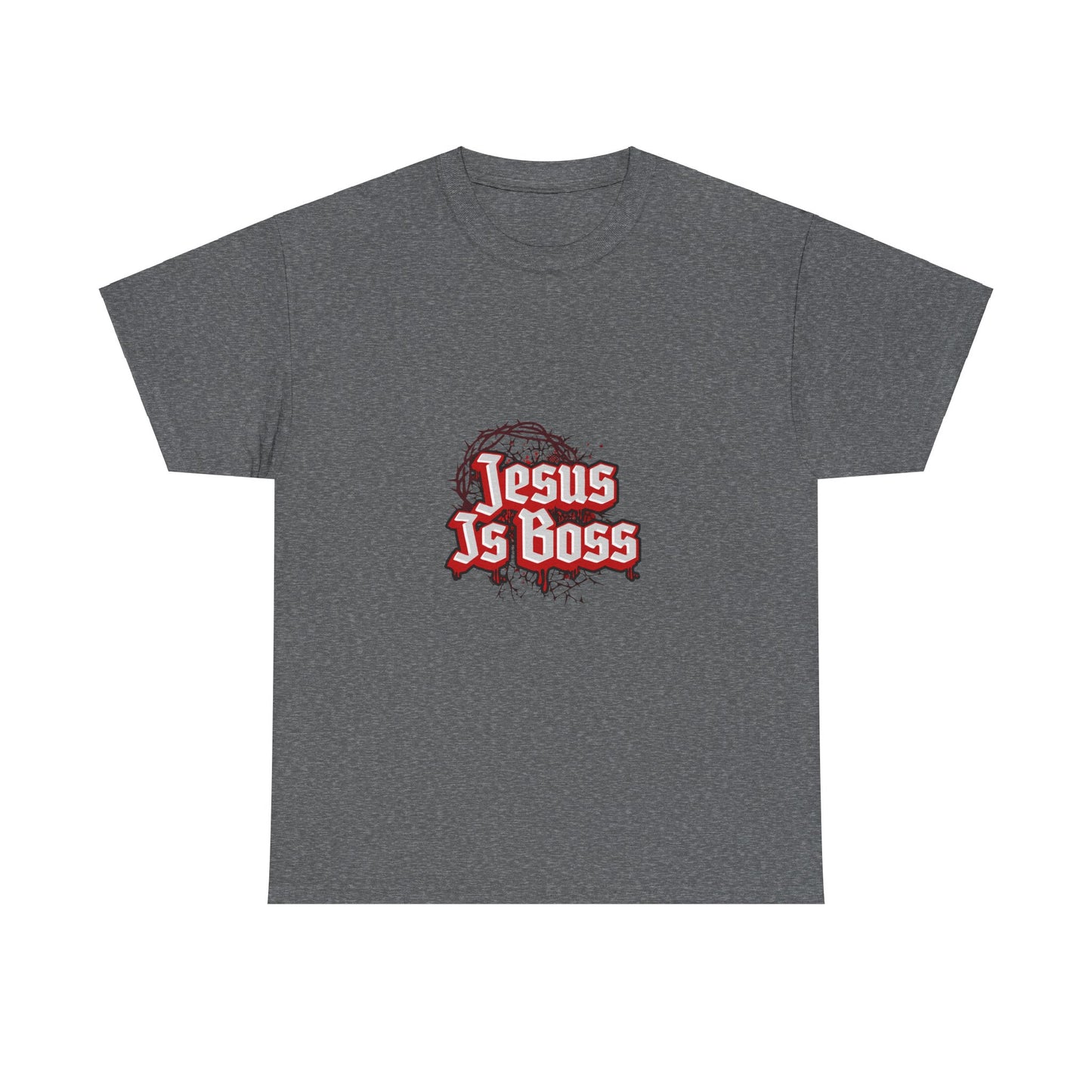 Jesus Is Boss Unisex Heavy Cotton Tee