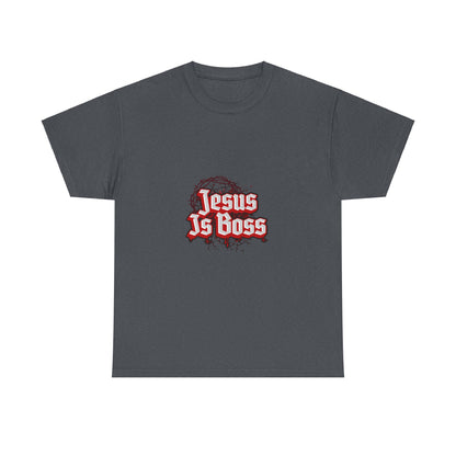 Jesus Is Boss Unisex Heavy Cotton Tee